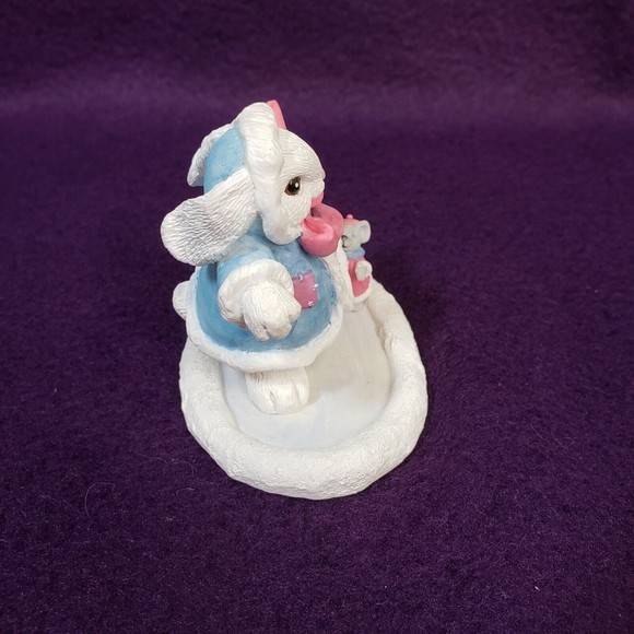 Patchville Bunnies Christina w/ original box 1995 Easter Bunny Rabbit Skating - Picture 4 of 7